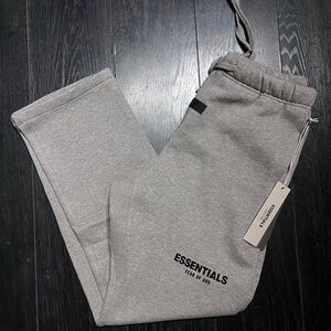 Fear of God Essentials Heather Gray Joggers
